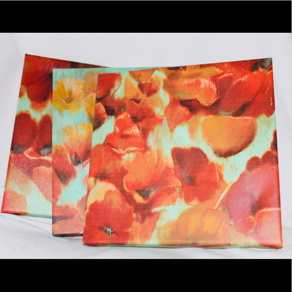 Wall Decor- Set of 3 canvases